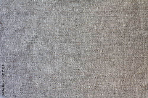 the texture of the grey linen fabric