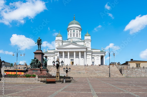 Fototapeta Helsinki Cathedral on Senate Square, Finland