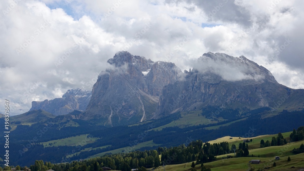 Dolomiten, Seiser Alm am Schlern, Bergwandern