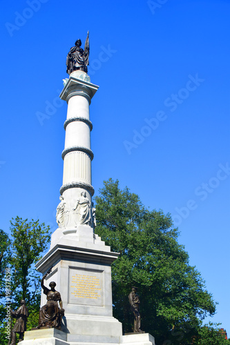 Sailors And Soldiers memorial Statue in Boston, Massachusetts