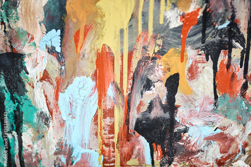 texture, background painting with paints . oil abstract background painting