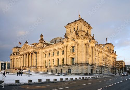 Reichstag building in Berlin. Germany