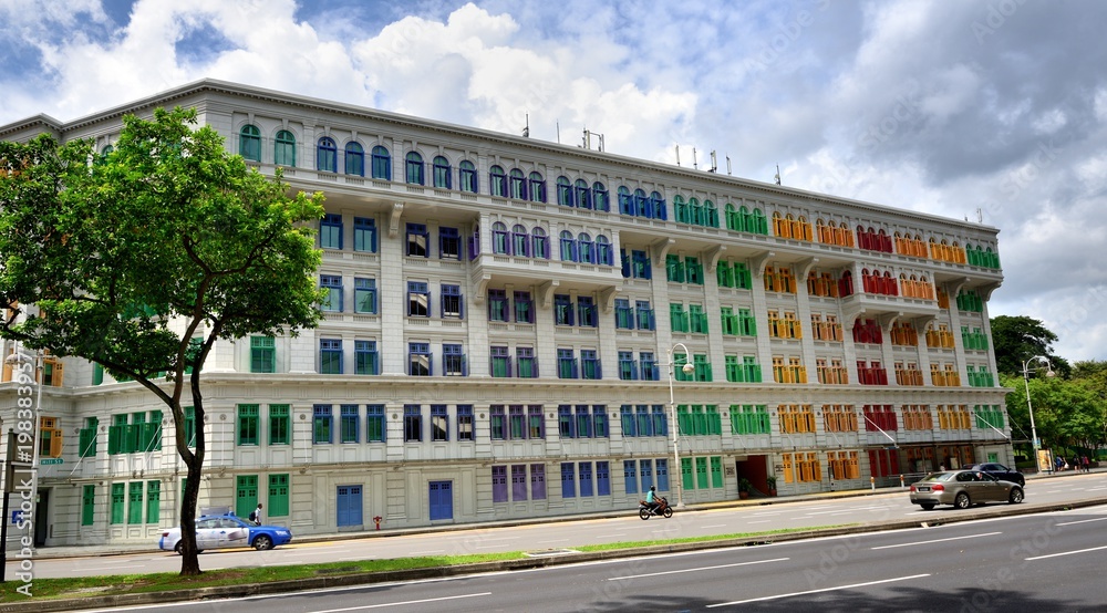 Singapore colourful homes
