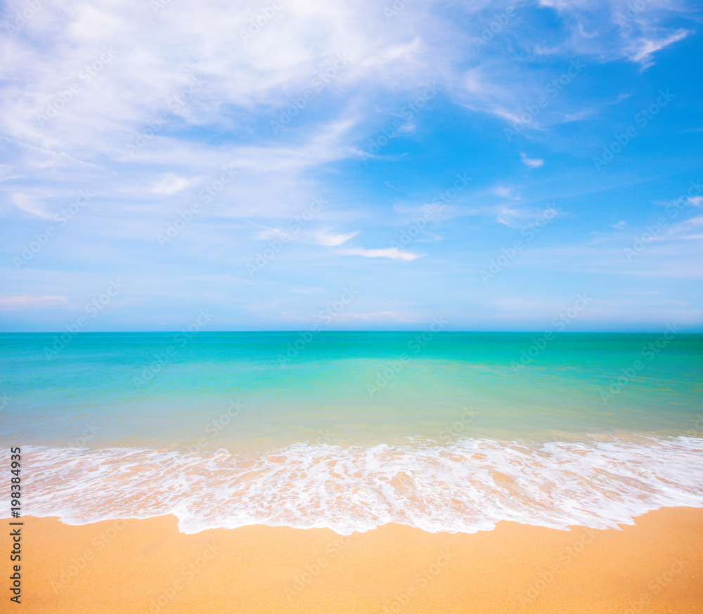 beach and tropical sea