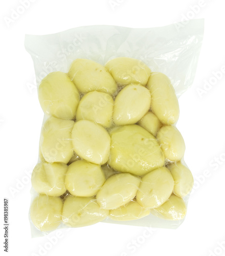Vacuum sealed potatoes