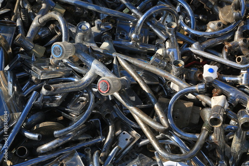 Closeup of scrap metal © juliannedev