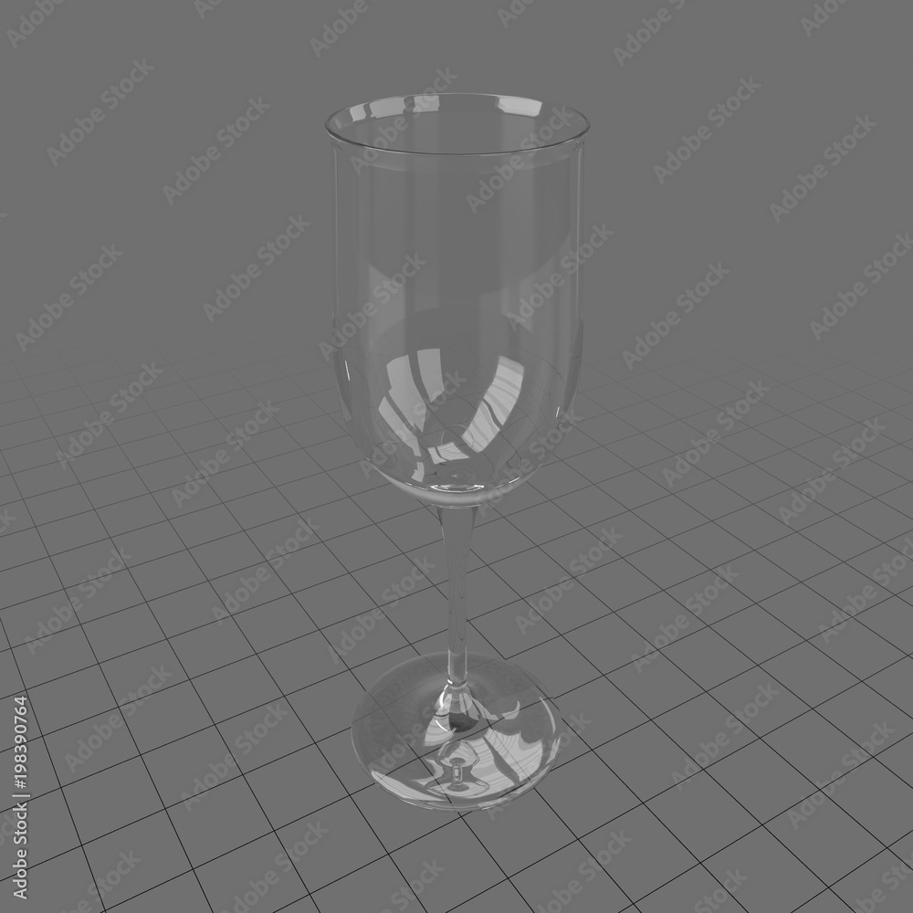 Sauternes dessert wine glass Stock 3D asset Adobe Stock