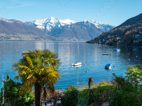 Lago Maggiore bei Gambarogno, Schweiz photo