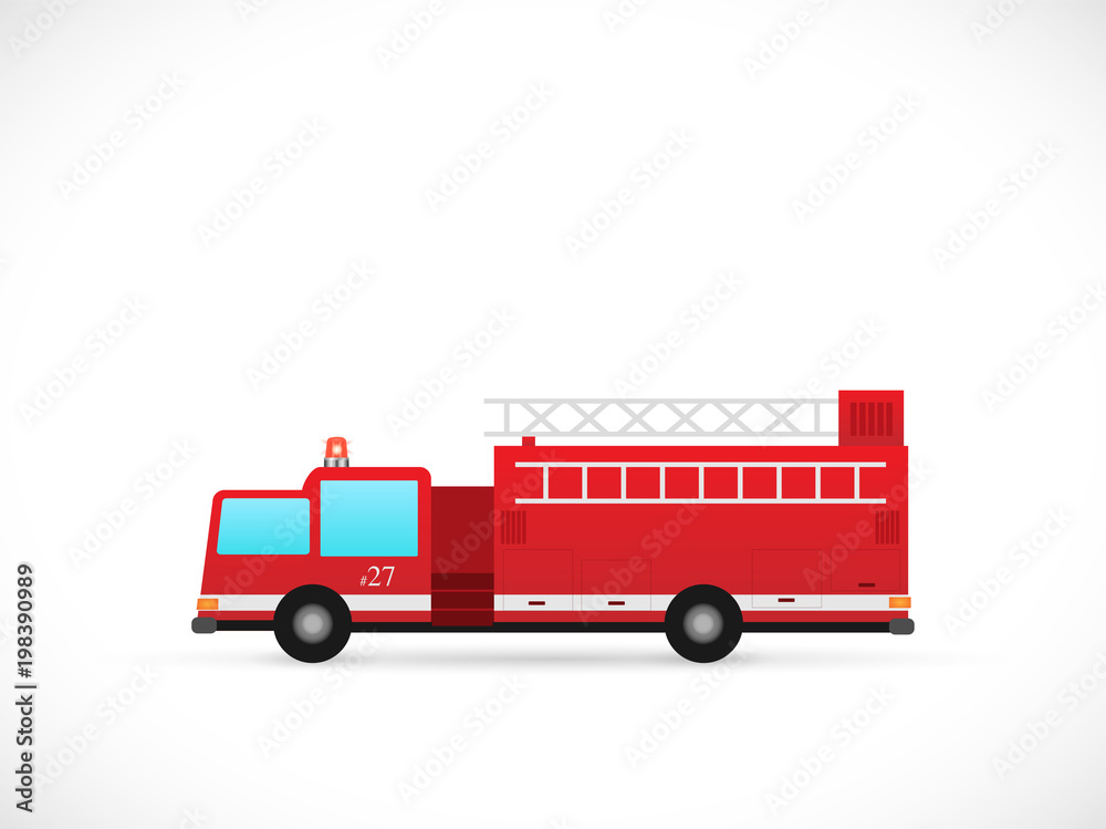 Fire Truck Illustration Fire Truck Illustration