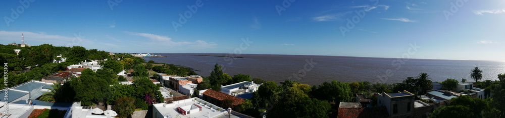 vista panoramica de Colonia-uruguay