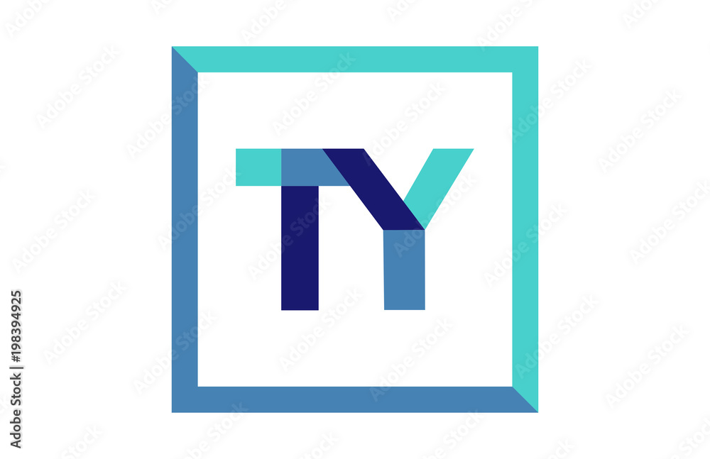 TY Square Ribbon Letter Logo TY Square Ribbon Letter Logo