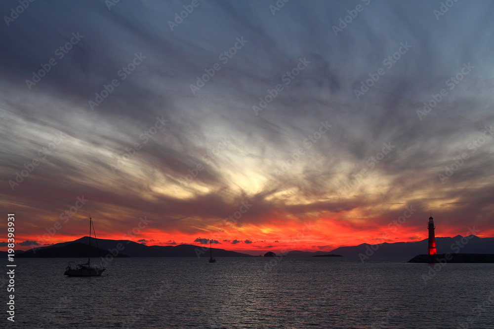 A small seaside town Turgutreis