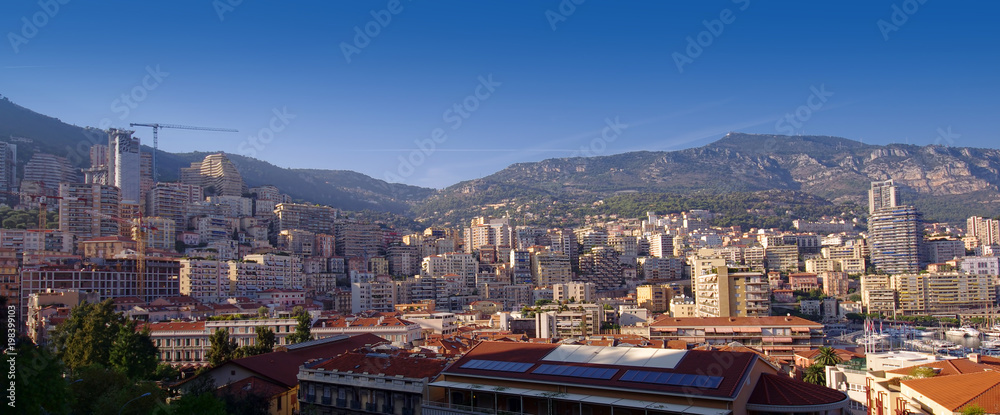 Monte Carlo cityscape in Monaco