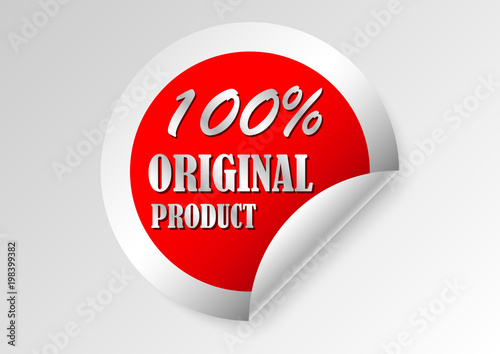 original product label