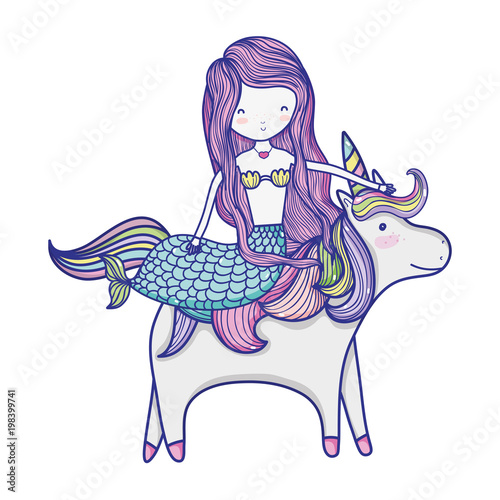 pretty woman siren ride cute unicorn