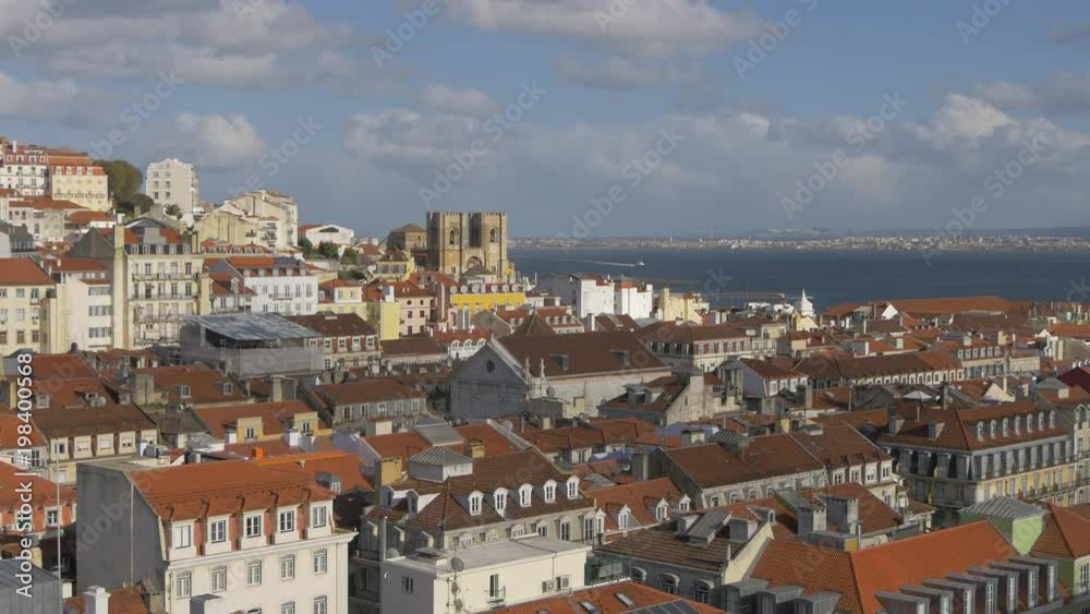 Cityscape of Lisbon with the Cathedral Cityscape of Lisbon with the Cathedral