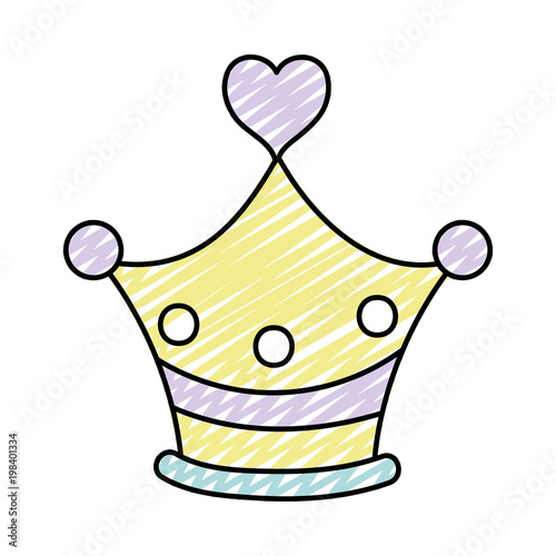 doodle crown jewelry luxury decoration to queen