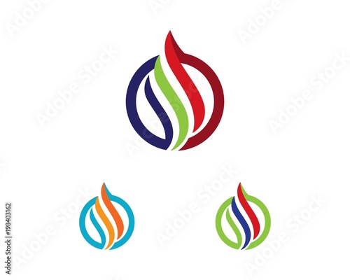 Fire flame Logo Template