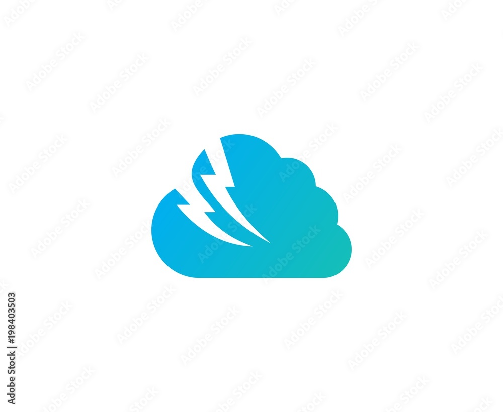 Fototapeta premium Cloud logo
