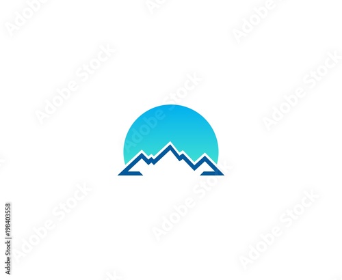 Free Download Mountain logo - GFXLoad