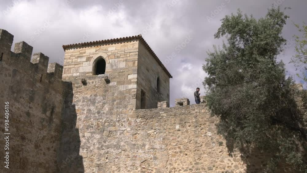 The walls and a tower The walls and a tower