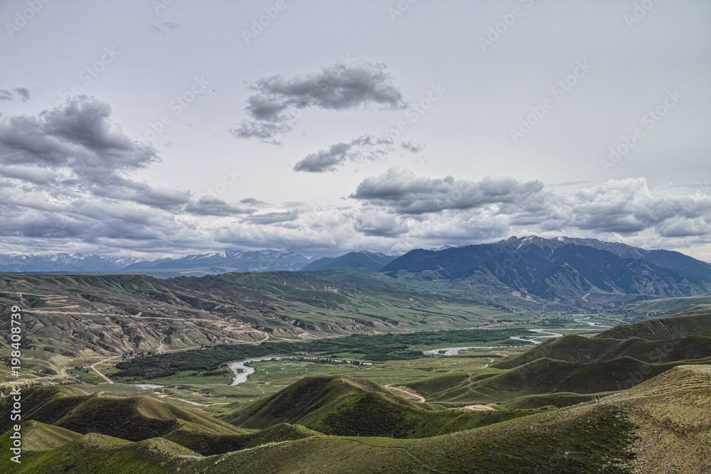 Landscape of the grassland, Xinjiang Landscape of the grassland, Xinjiang