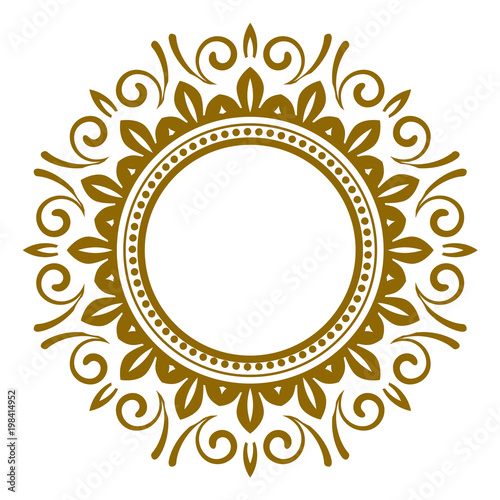 decorative art frame vector