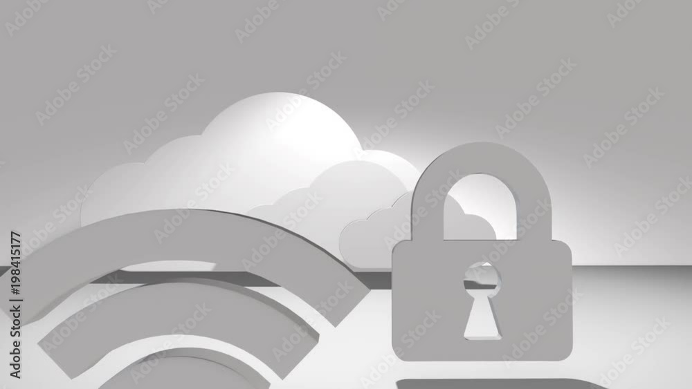 Safe wireless dig data cloud computing network connectivity