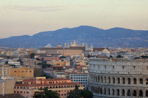Historical cityscape of Rome