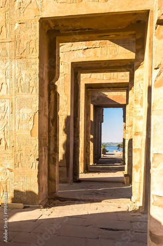 Temple of kom Ombo, located in Aswan, Egypt. photo