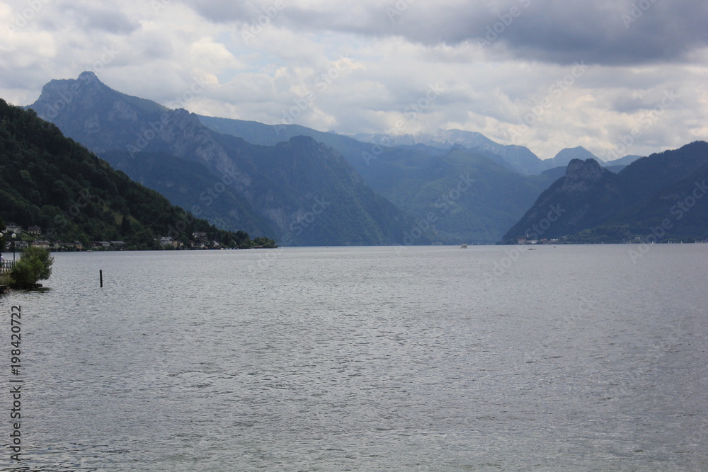 Summer Lake Austria Vacaion Travel Landscape