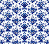 ceramic pattern blue and white