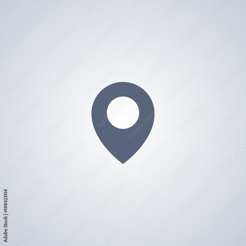 Pointer icon, locations icon Pointer icon, locations icon