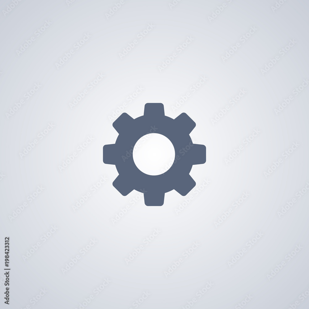 Gear icon, settings icon Gear icon, settings icon