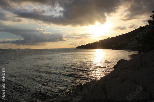 Croatia Coastline Sunset Ocean Highway Dubrovnik