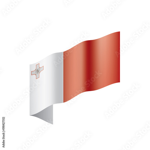 Free Download Malta flag, vector illustration - GFXLoad