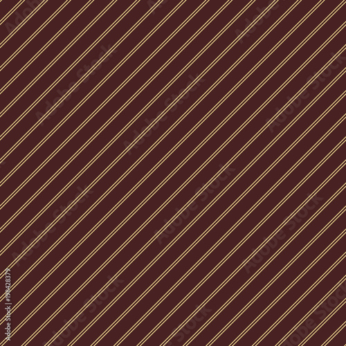 Abstract vector wallpaper with diagonal golden lines. Seamless colored background. Geometric pattern