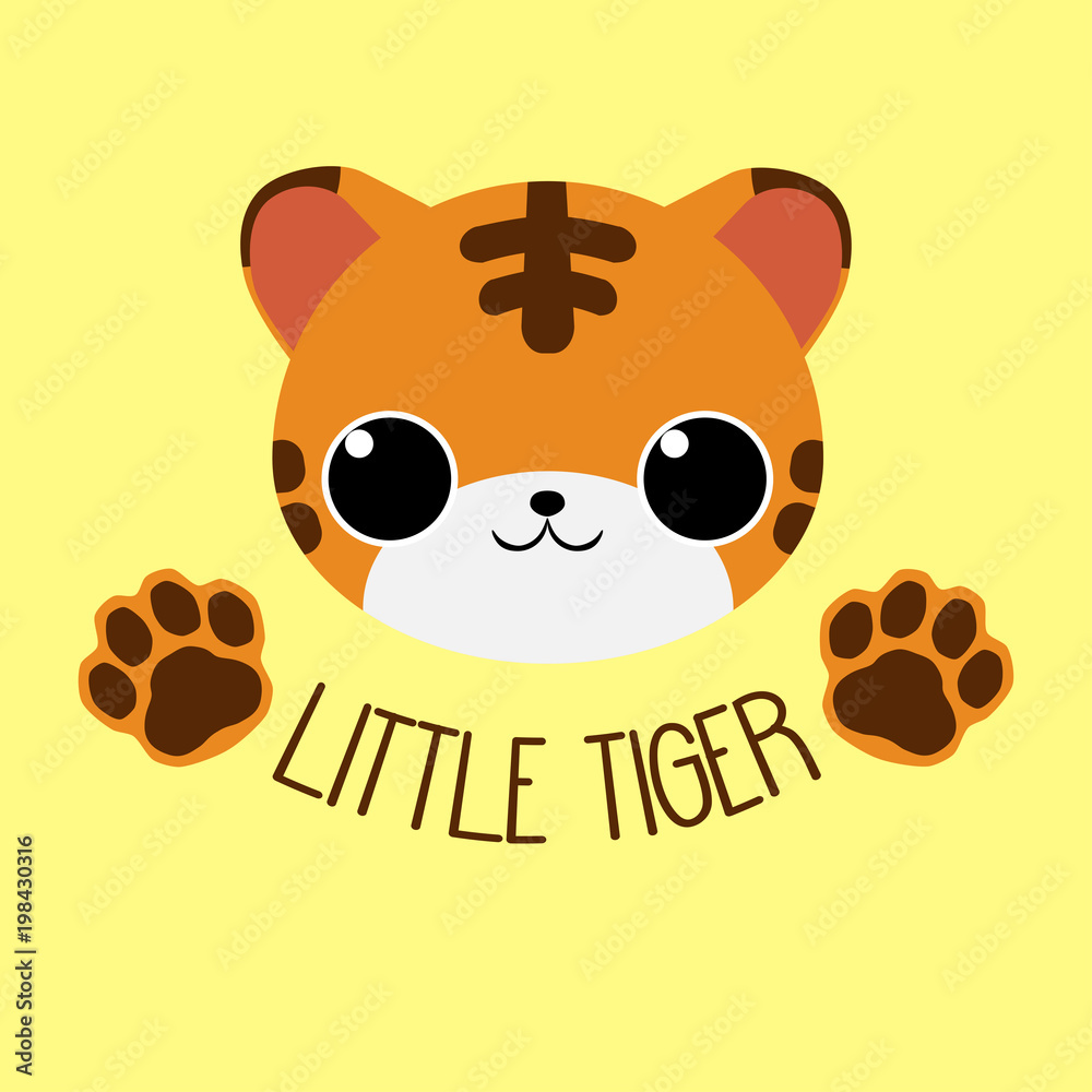 Little baby tiger emblem