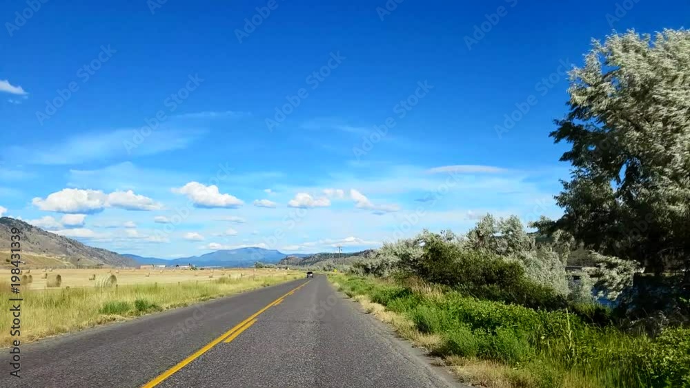 Way to canadian Rockies BC Canada