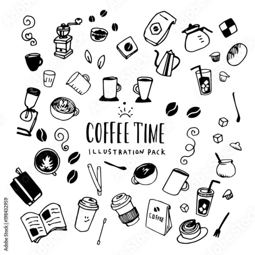 Coffee Time Illustration Pack