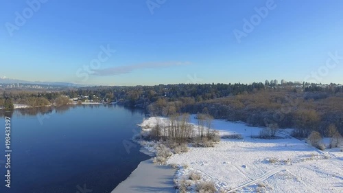 Wallpaper Mural Four Seasons of Deer Lake  Burnaby BC Canada Torontodigital.ca