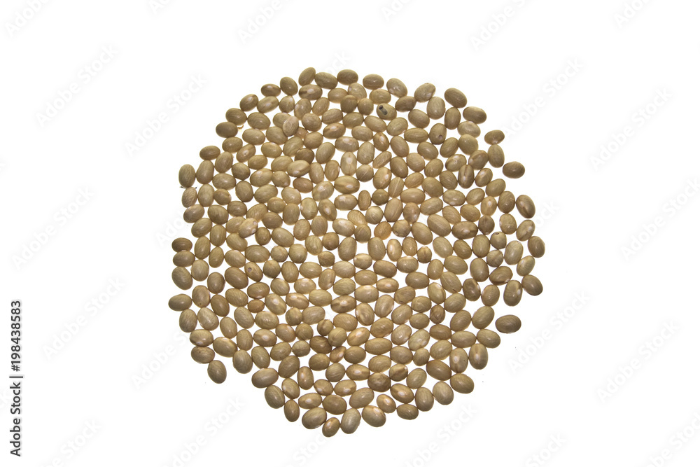 Obraz premium beans isolated on white background