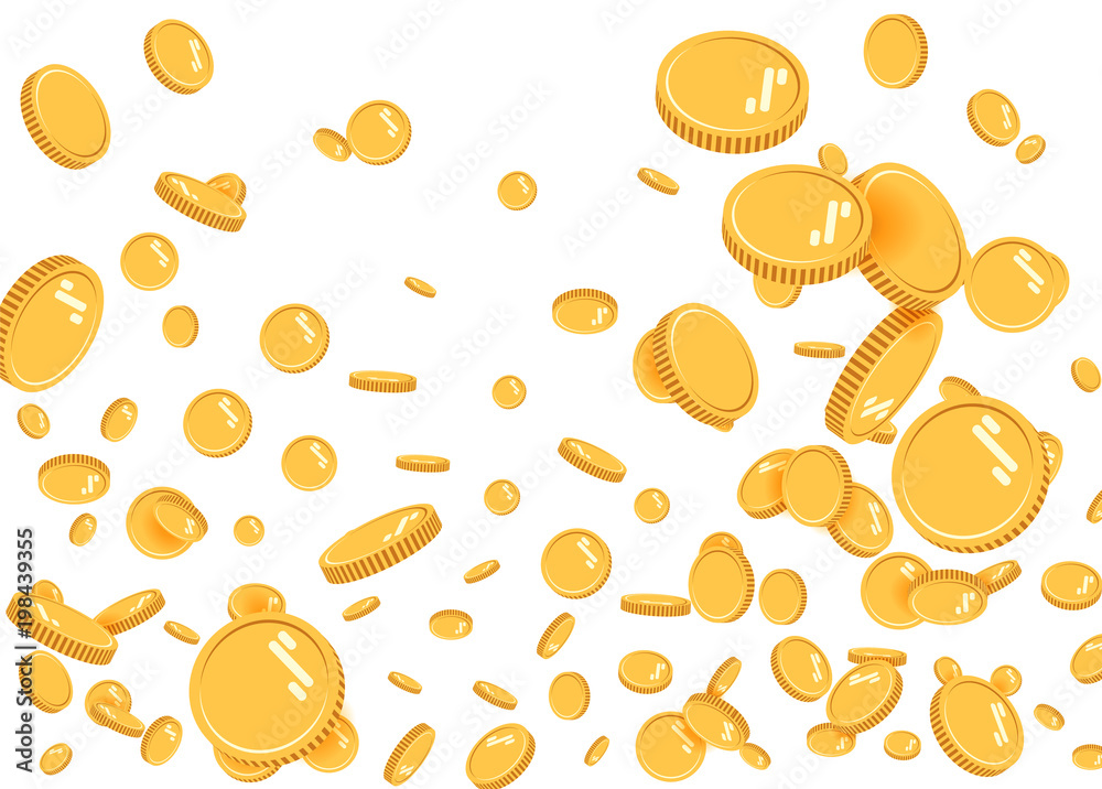 Gold coins explosion flat vector. Gold coins Pattern with the effect floating in the air in a cartoon style for designers . Successful financial planning, profitable small businesses. Digital currency Gold coins explosion flat vector. Gold coins Pattern with the effect floating in the air in a cartoon style for designers . Successful financial planning, profitable small businesses. Digital currency
