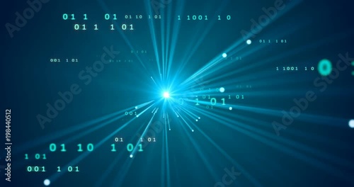 fly through futuristic tunnel with digital fiber optic Wormhole, concept of speed in modern digital technology .4k seamless loop   

