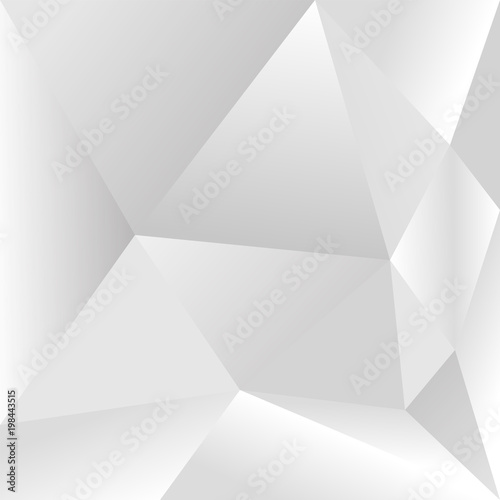Line of light and grey polygon abstract background, vector eps10