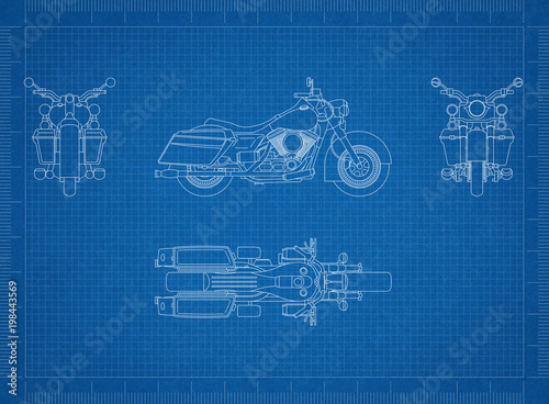 motorcycle blueprint