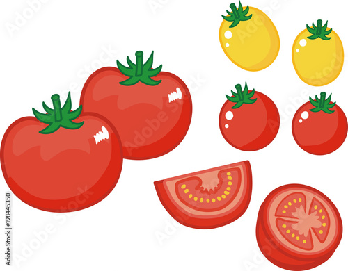 トマトのイラスト素材