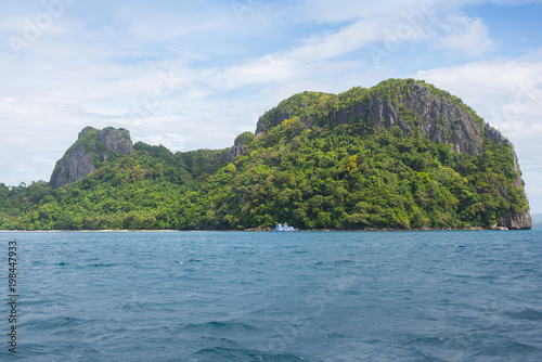 El Nido bay scenic islands view, Palawan, Philippines