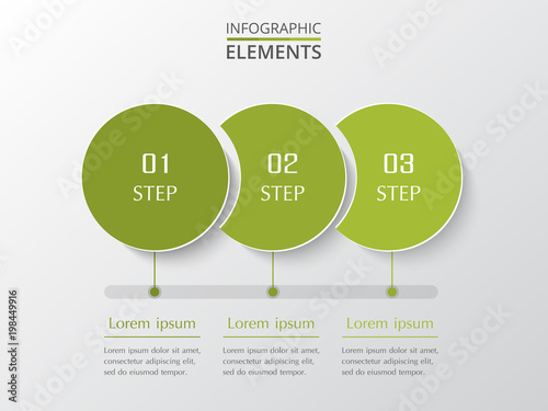 Step by step infographic.