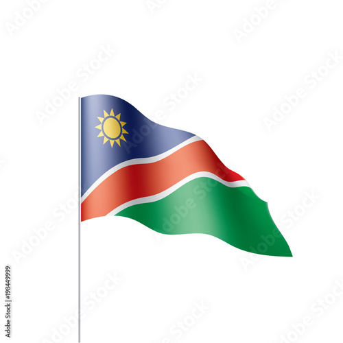 Free Download Namibia flag, vector illustration - GFXLoad